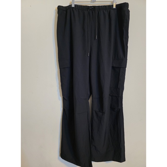 keriffe Women's Sz XXL Black Cargo Quick Dry Lightweight Water-Resistant Pants - Picture 1 of 9